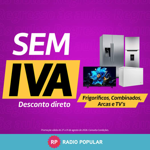 Rádio Popular – Antevisão Promoção Sem Iva 27 a 31 de agosto