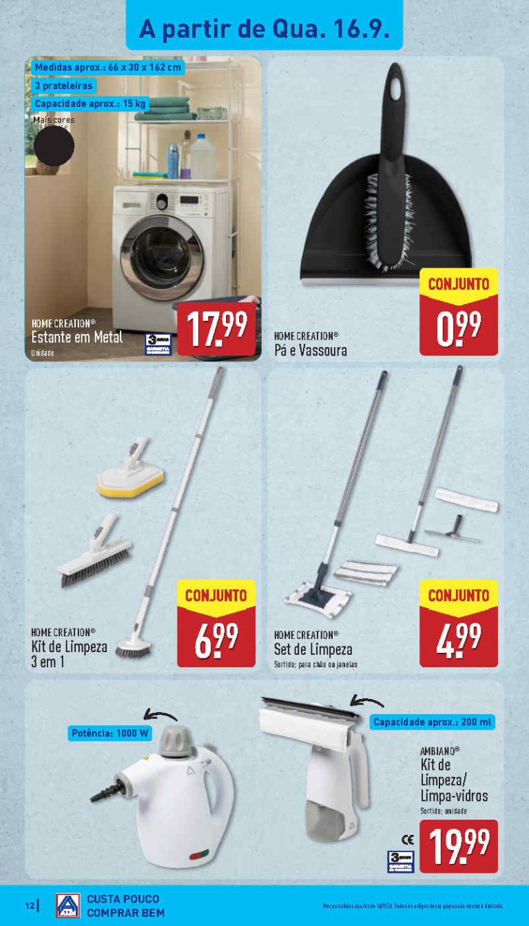 Folheto Aldi Casa Bazar – Antevisão Promoções 16 a 20 de setembro