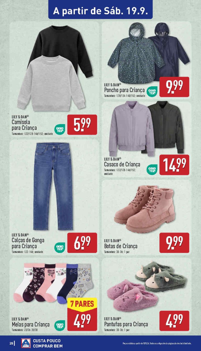 Folheto Aldi Bazar – Antevisão Promoções 19 a 20 de setembro