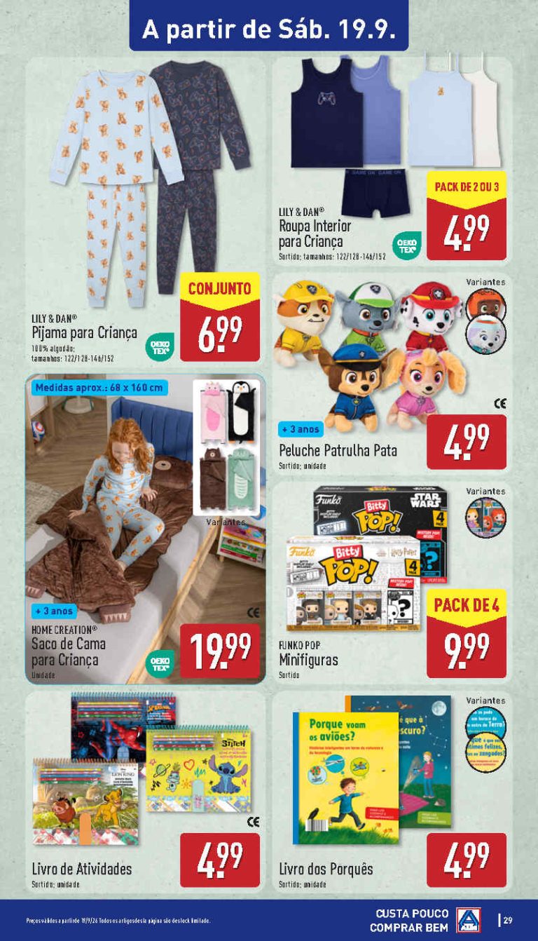 Folheto Aldi Achados Bazar – Antevisão Promoções 19 a 20 de setembro