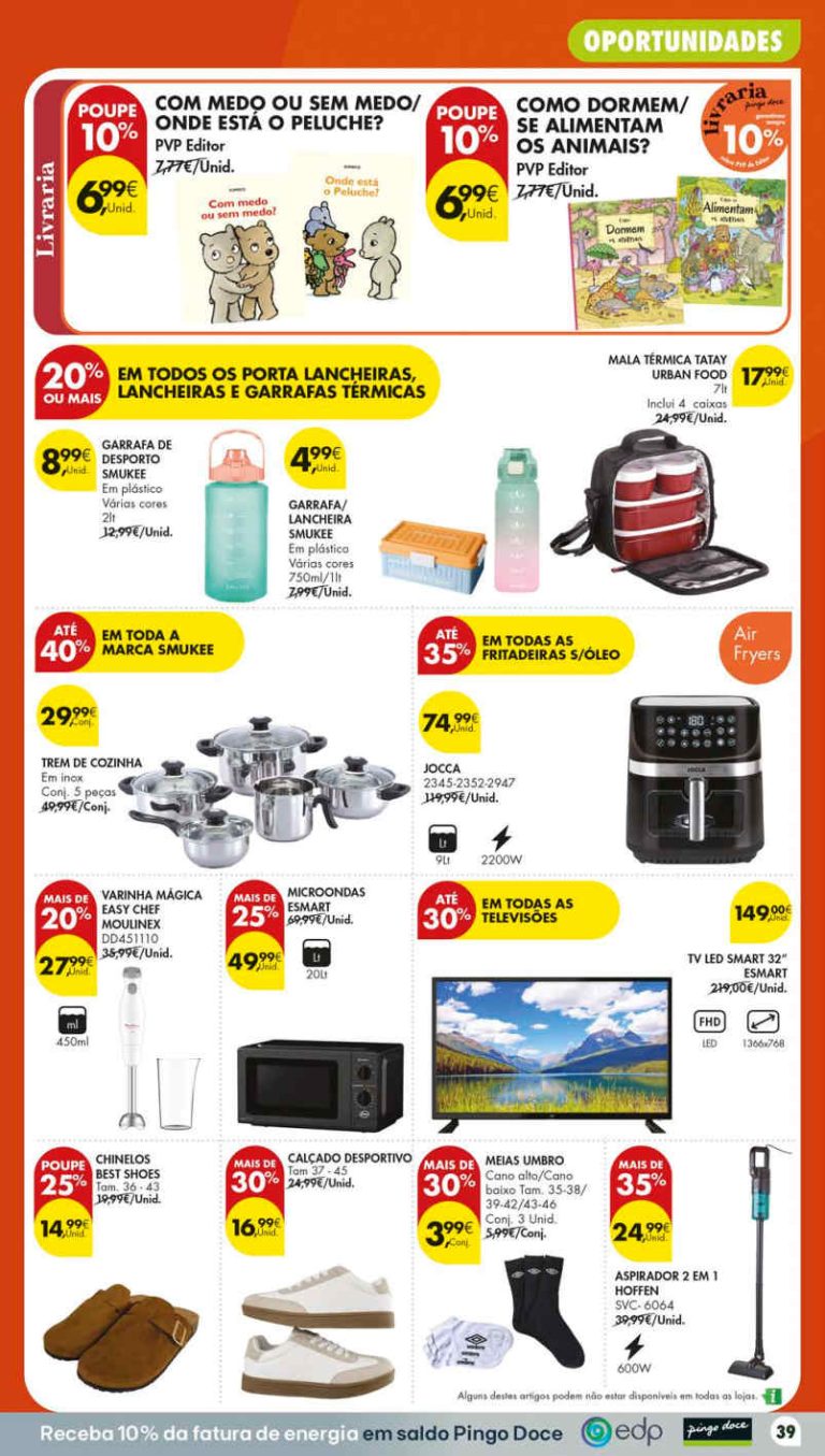 Folheto Pingo Doce Bazar Lojas Médias – Antevisão Promoções 8 a 14 de setembro