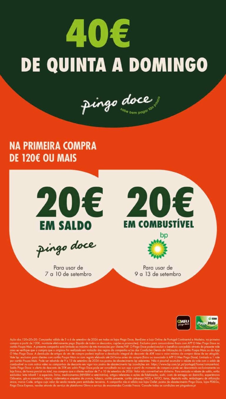 Folheto Pingo Doce Fim de Semana – Antevisão Promoções 3 a 7 setembro