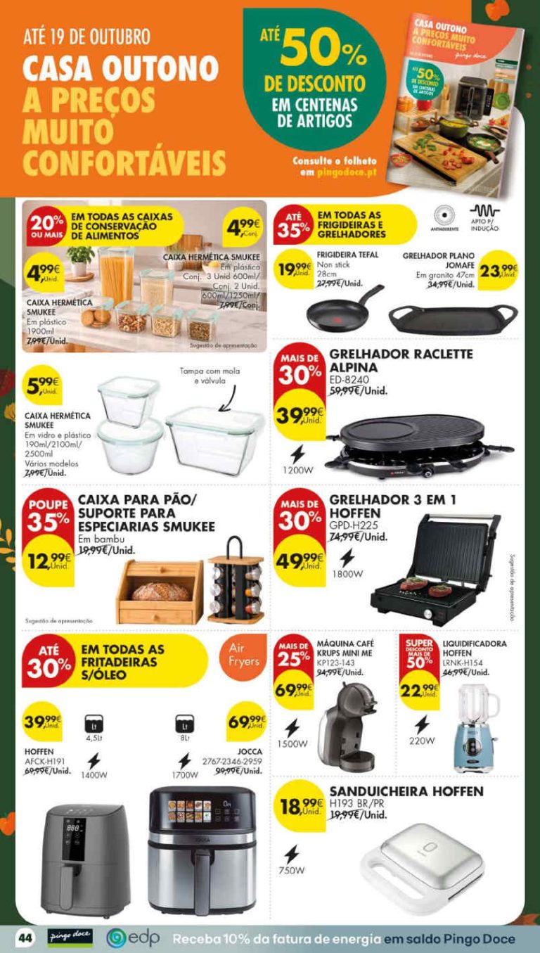 Pingo Doce Destaques – Antevisão Promoções Bazar 29 setembro a 5 outubro