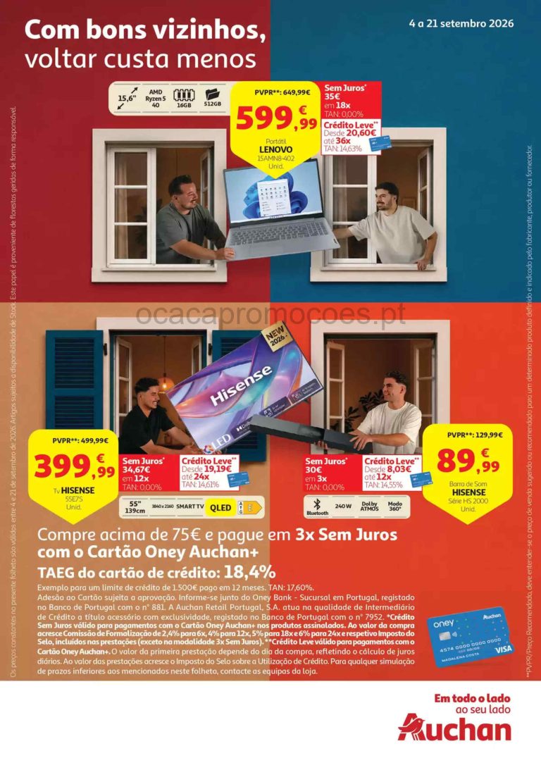 Folheto Auchan Box – Antevisão Promoções 4 a 21 de setembro