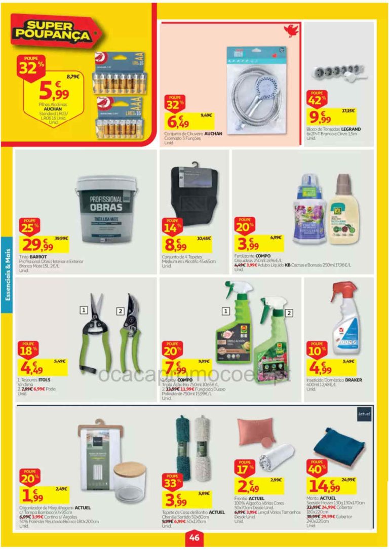 Auchan Destaques Bazar – Antevisão Promoções 10 a 16 de setembro