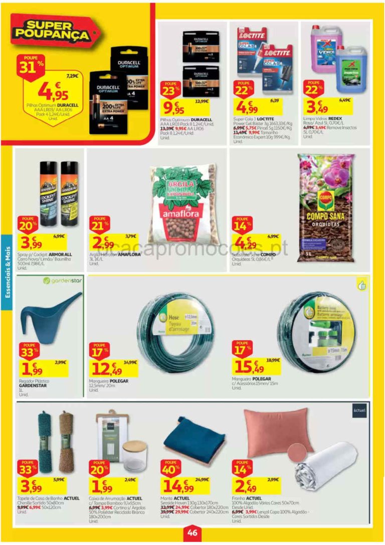 Auchan Destaques Bazar – Antevisão Promoções 3 a 9 de setembro