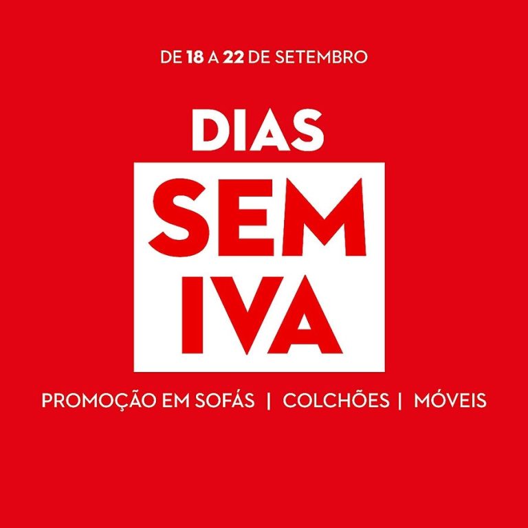 Antevisão Conforama – Promoção Dias Sem Iva 18 a 22 de setembro
