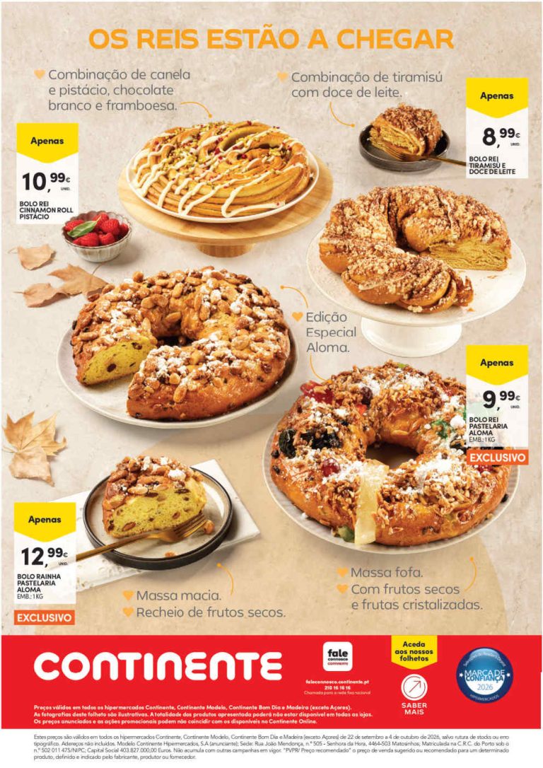 Folheto Continente Frescos – Antevisão Promoções 23 setembro a 4 outubro