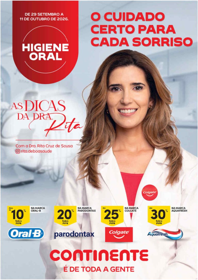 Folheto Continente Higiene Oral – Antevisão Promoções 29 setembro a 11 outubro