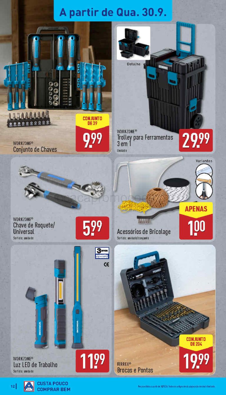 Folheto Aldi Bazar – Antevisão Promoções de 30 setembro a 4 outubro