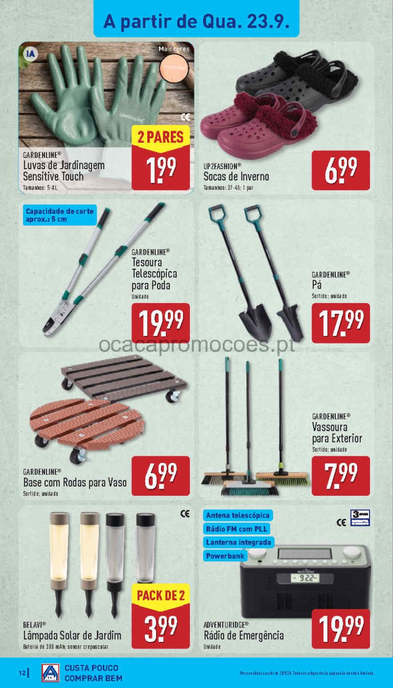 Folheto Aldi Achados Bazar – Antevisão Promoções 23 a 27 de setembro