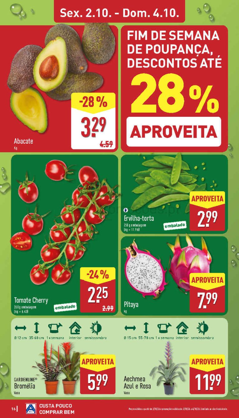 Folheto Aldi Frescos – Antevisão Promoções 2 a 11 de outubro