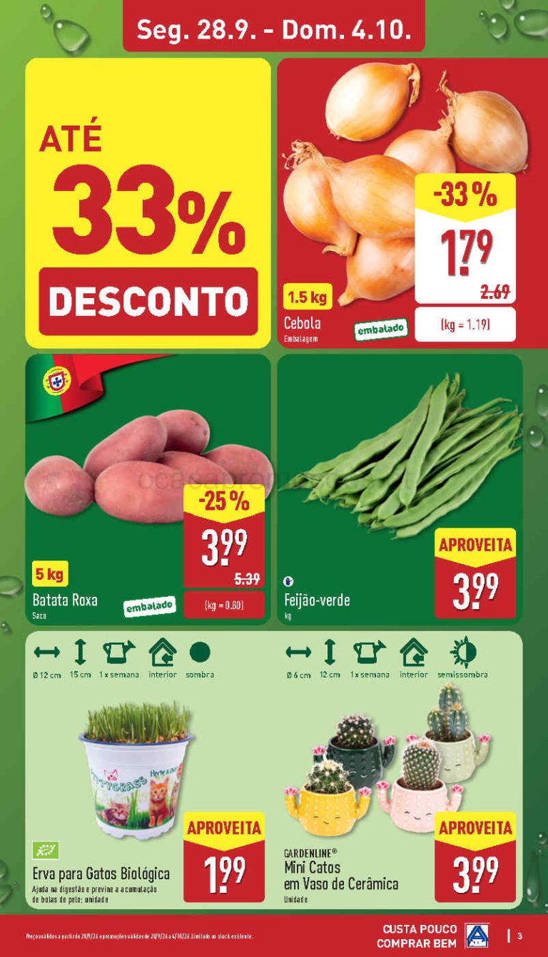 Folheto Aldi Frescos – Antevisão Promoções 28 setembro a 4 outubro
