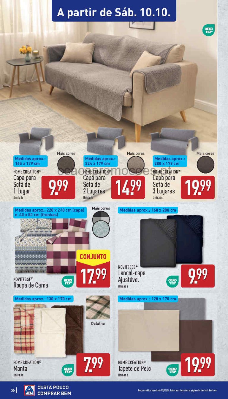 Folheto Aldi Bazar – Antevisão Promoções 10 a 11 de outubro