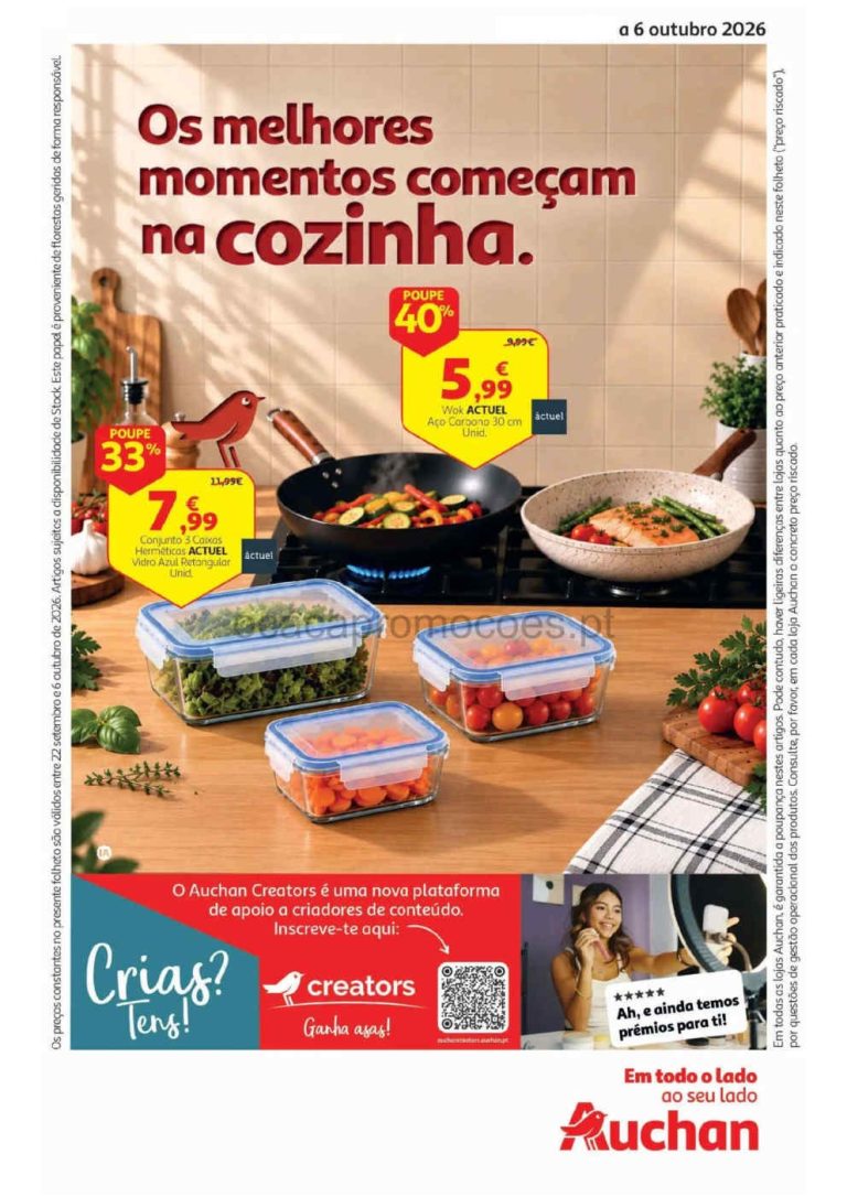 Folheto Auchan – Antevisão Promoções de 24 setembro a 6 outubro