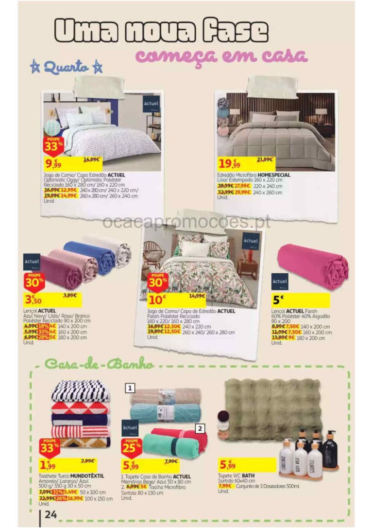 Folheto Auchan Casa – Antevisão Bazar Promoções 6 a 21 de setembro