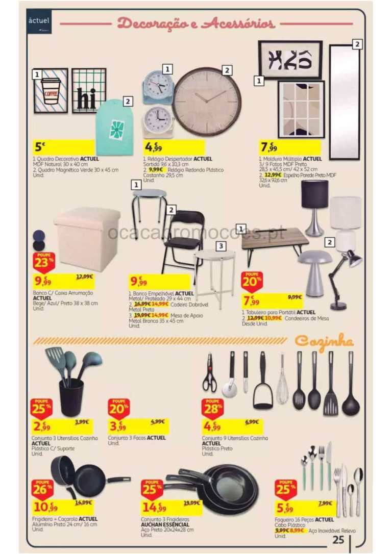 Folheto Auchan Bazar – Antevisão Promoções 4 a 21 de setembro