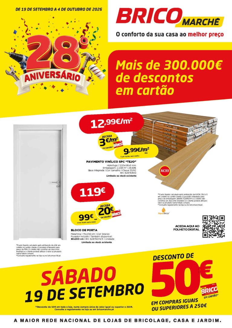 Folheto Bricomarché – Antevisão Promoções 19 setembro a 4 outubro