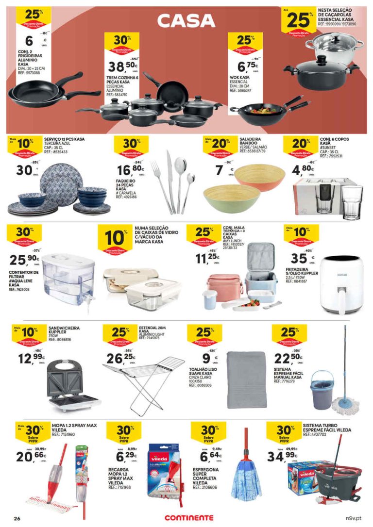 Folheto Continente Bazar Açores – Antevisão Promoções 3 a 16 de setembro