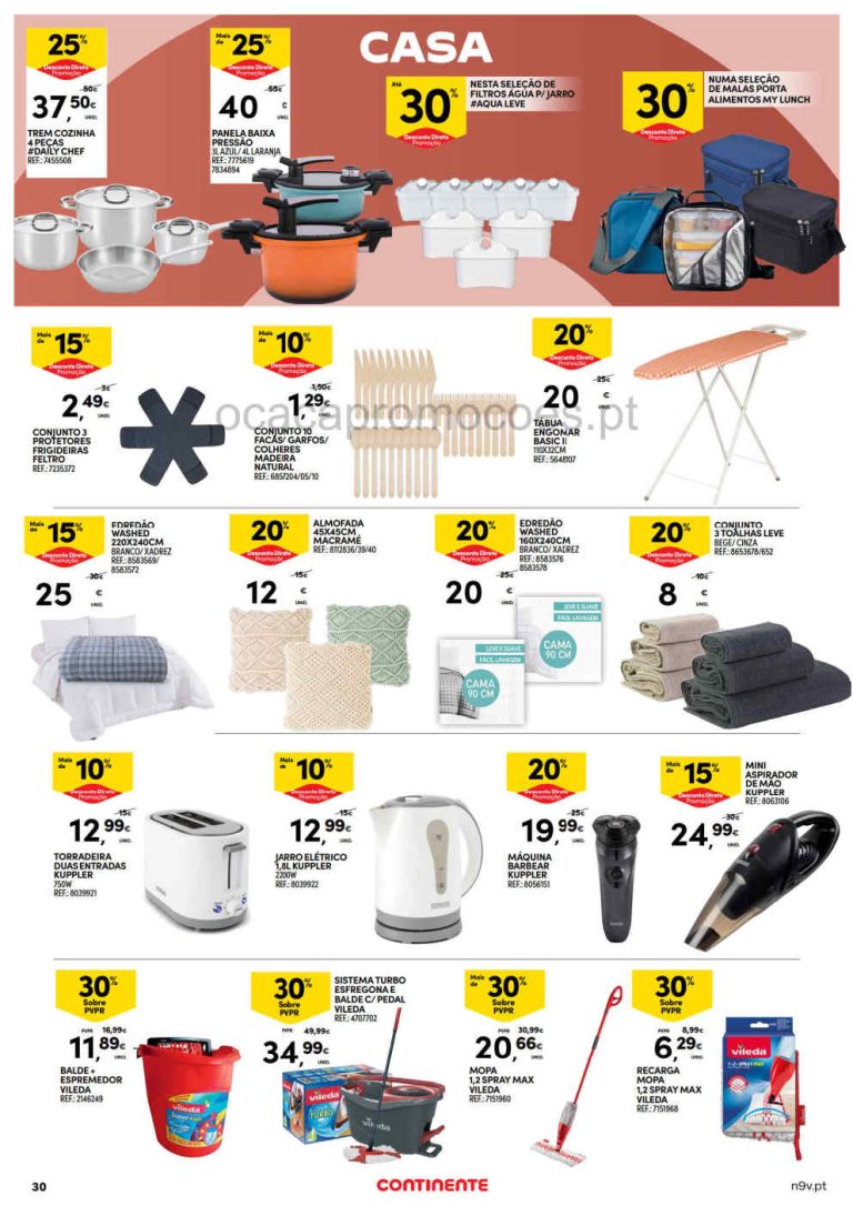Folheto Continente Bazar Açores – Antevisão Promoções 17 a 30 de setembro