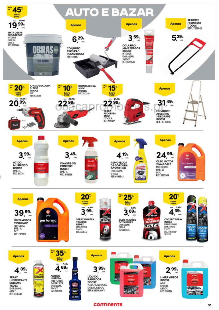 Continente Açores Destaques – Antevisão Promoções Bazar 17 a 30 de setembro