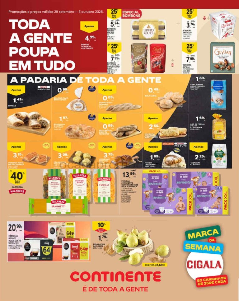 Folheto Continente Madeira – Antevisão Promoções 29 setembro a 5 outubro