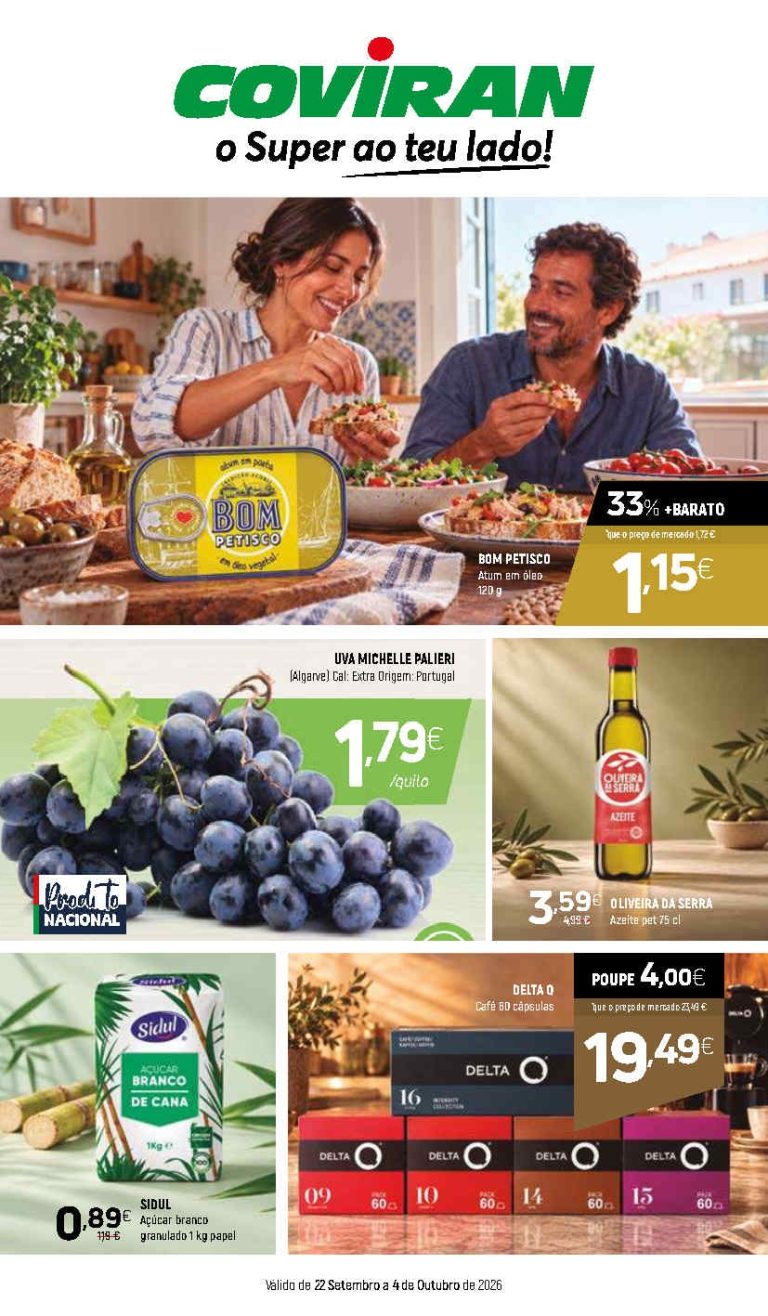 Folheto Coviran – Antevisão Promoções 22 setembro a 4 outubro