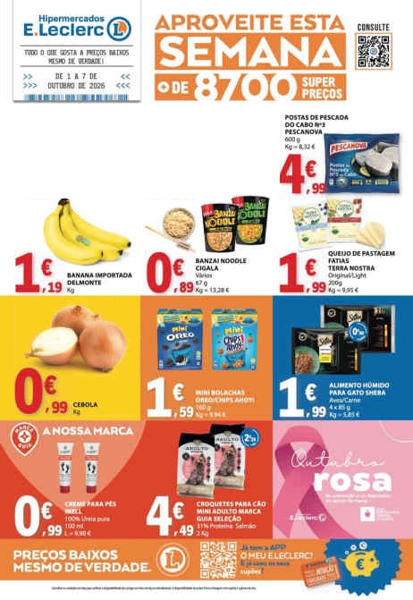 Folheto E Leclerc – Antevisão Promoções 1 a 7 de outubro
