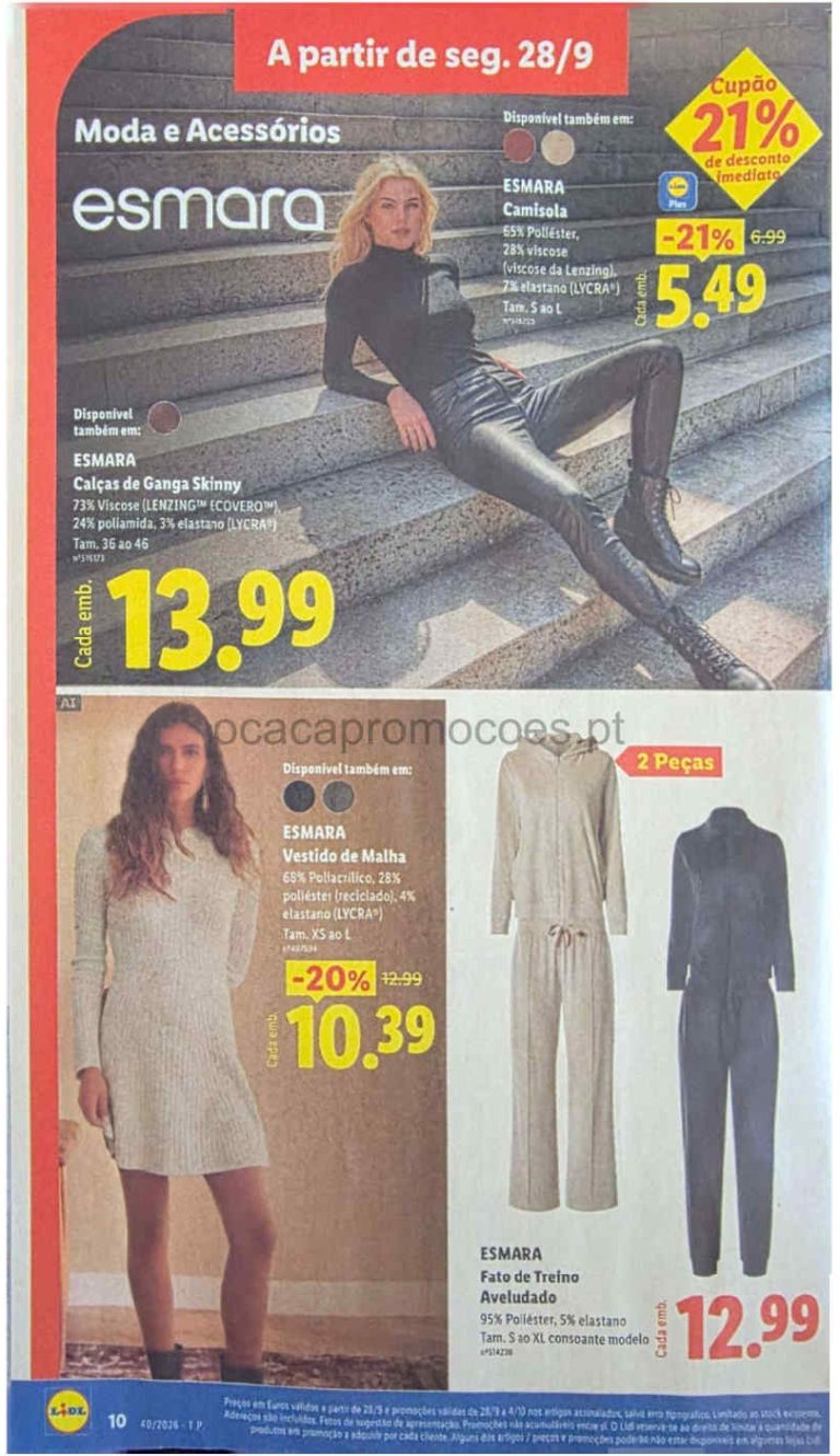 Folheto Lidl Bazar – Antevisão Promoções 28 setembro a 8 outubro