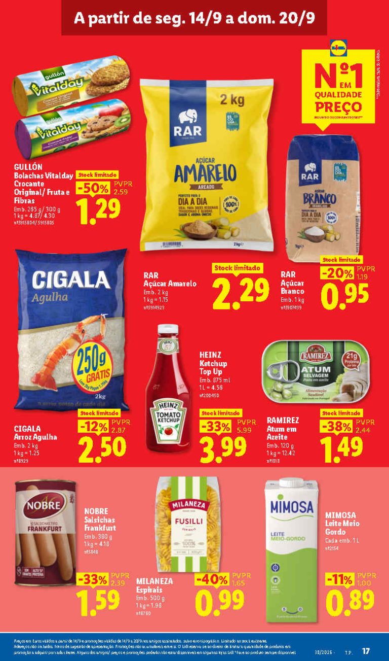Folheto Lidl Despensa – Antevisão Promoções 14 a 20 de setembro