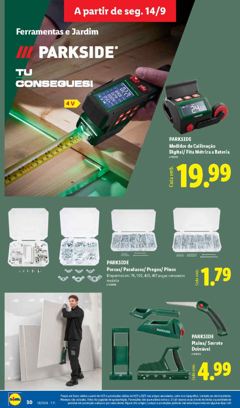 Lidl Destaques – Antevisão Bazar Promoções de 14 a 24 setembro