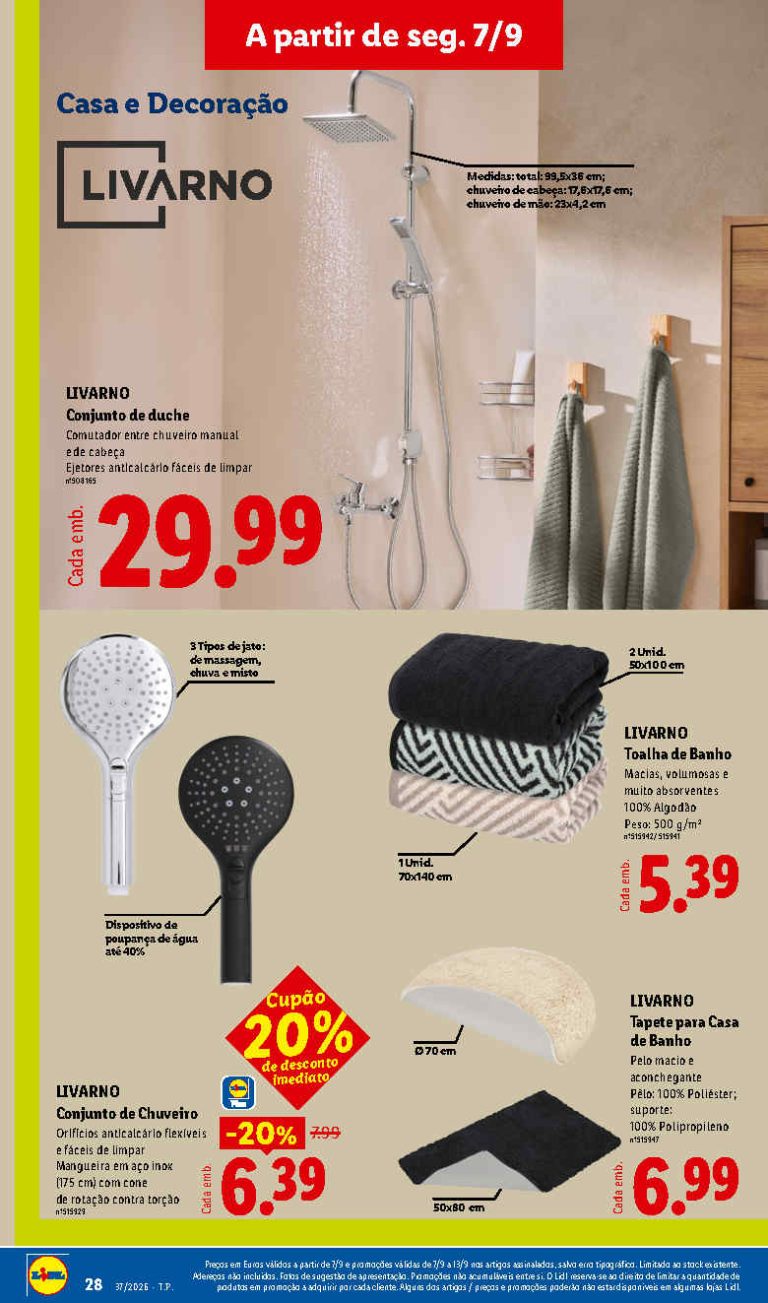 Folheto Lidl Bazar – Antevisão Promoções de 7 a 17 setembro