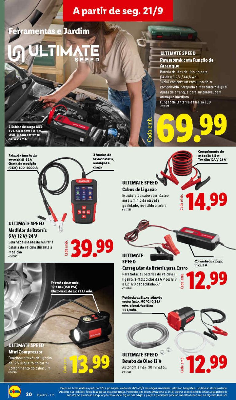 Folheto Lidl Auto – Antevisão Promoções Bazar 21 a 27 de setembro