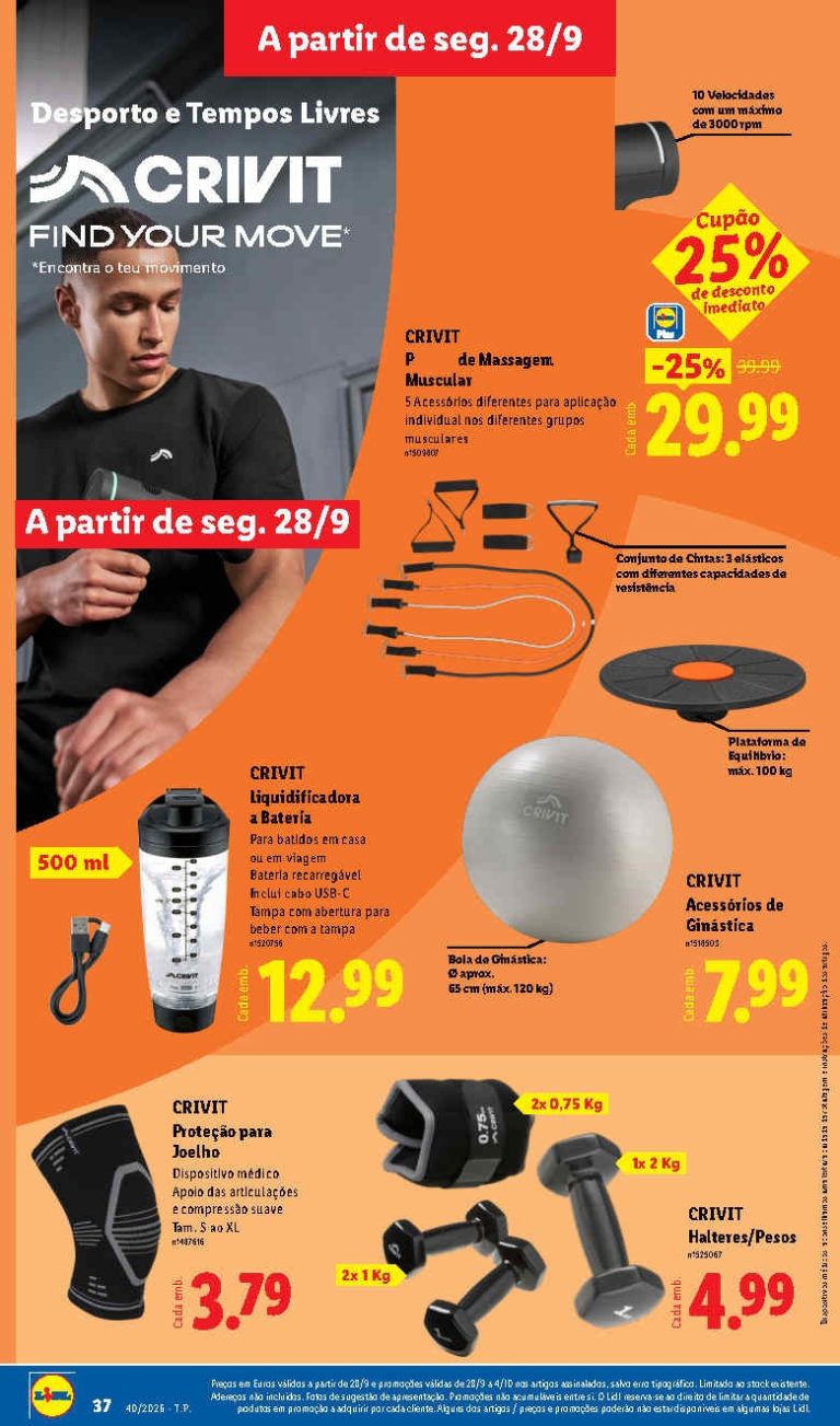 Lidl Destaques – Antevisão Promoções de 28 setembro a 4 outubro