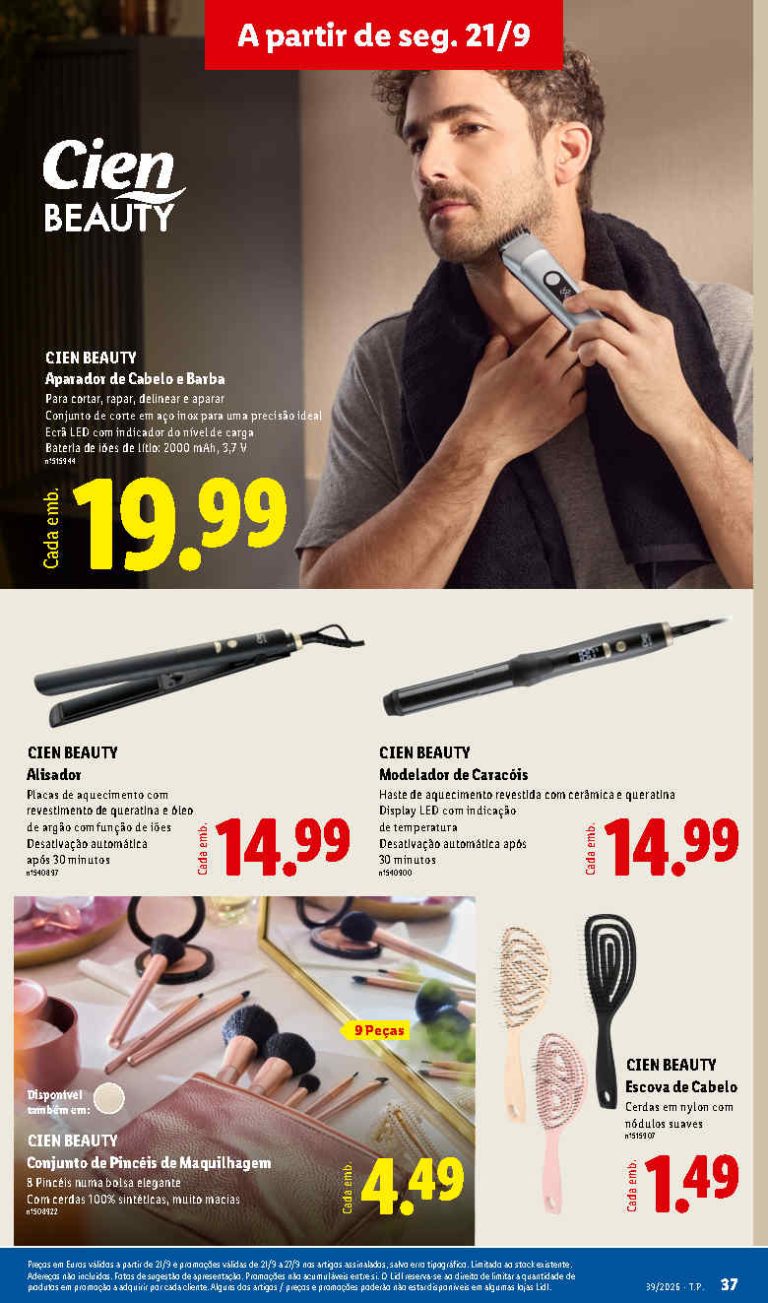 Folheto Lidl Bazar Beleza – Antevisão Promoções 21 a 27 de setembro