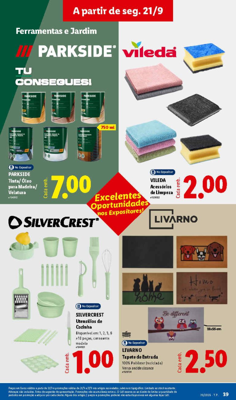 Lidl Destaques – Antevisão Promoções de 21 a 27 de setembro