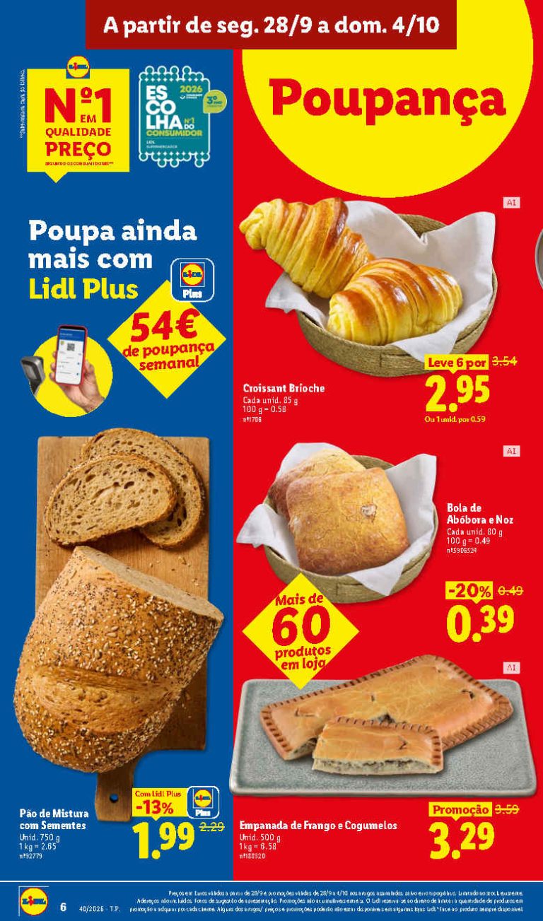 Folheto Lidl Frescos – Antevisão Promoções 28 setembro a 4 outubro