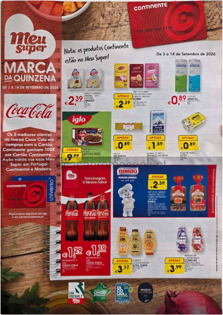 Folheto Meu Super – Antevisão Promoções 4 a 14 de setembro