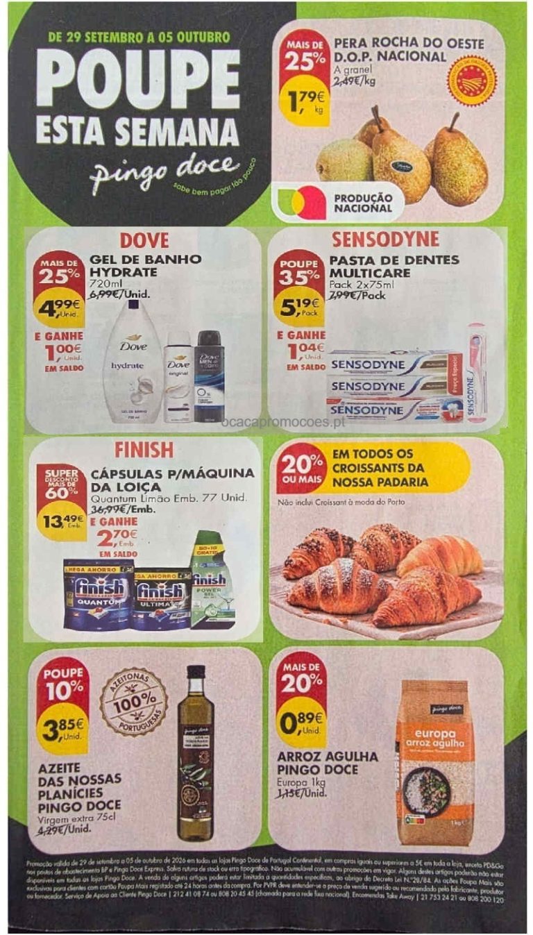 Folheto Pingo Doce Lojas Grandes – Antevisão Promoções 29 setembro a 5 outubro