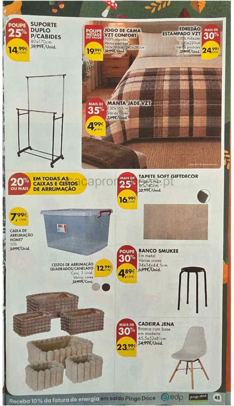 Folheto Pingo Doce Bazar – Antevisão Promoções 29 setembro a 5 outubro