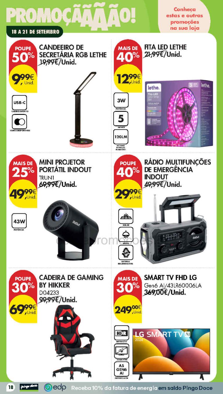 Folheto Pingo Doce Fim de Semana – Antevisão Promoções 18 a 21 de setembro