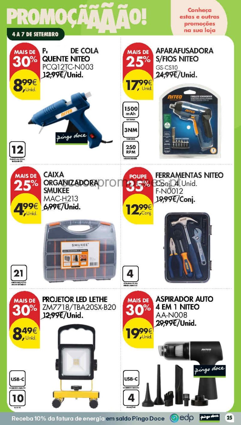 Pingo Doce Fim de Semana Destaques – Antevisão Promoções Bazar até 9 setembro