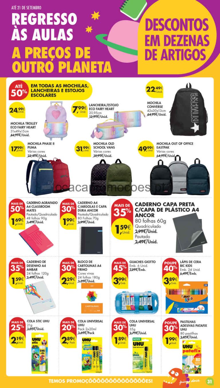Folheto Pingo Doce Bazar – Antevisão Promoções Madeira 15 a 21 de setembro