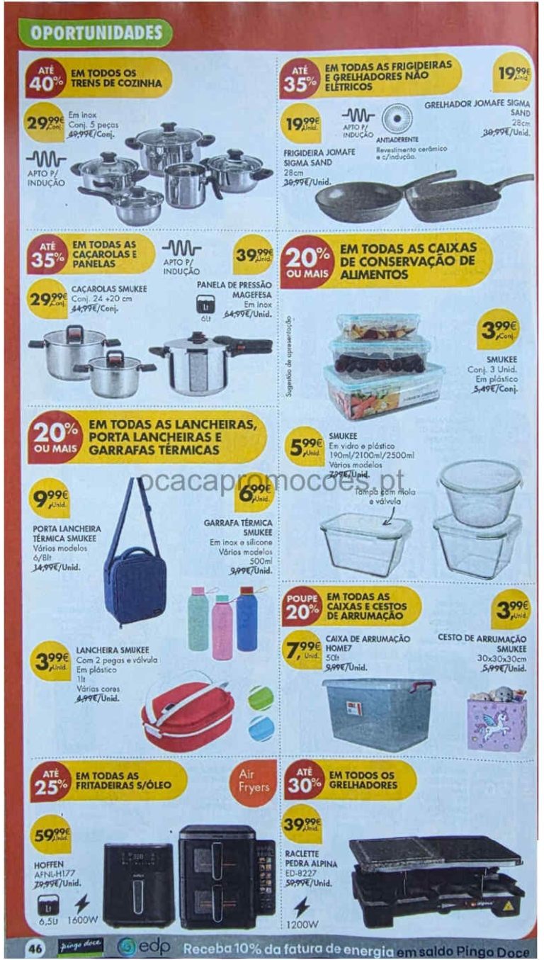 Folheto Pingo Doce Bazar – Antevisão Promoções 15 a 21 de setembro