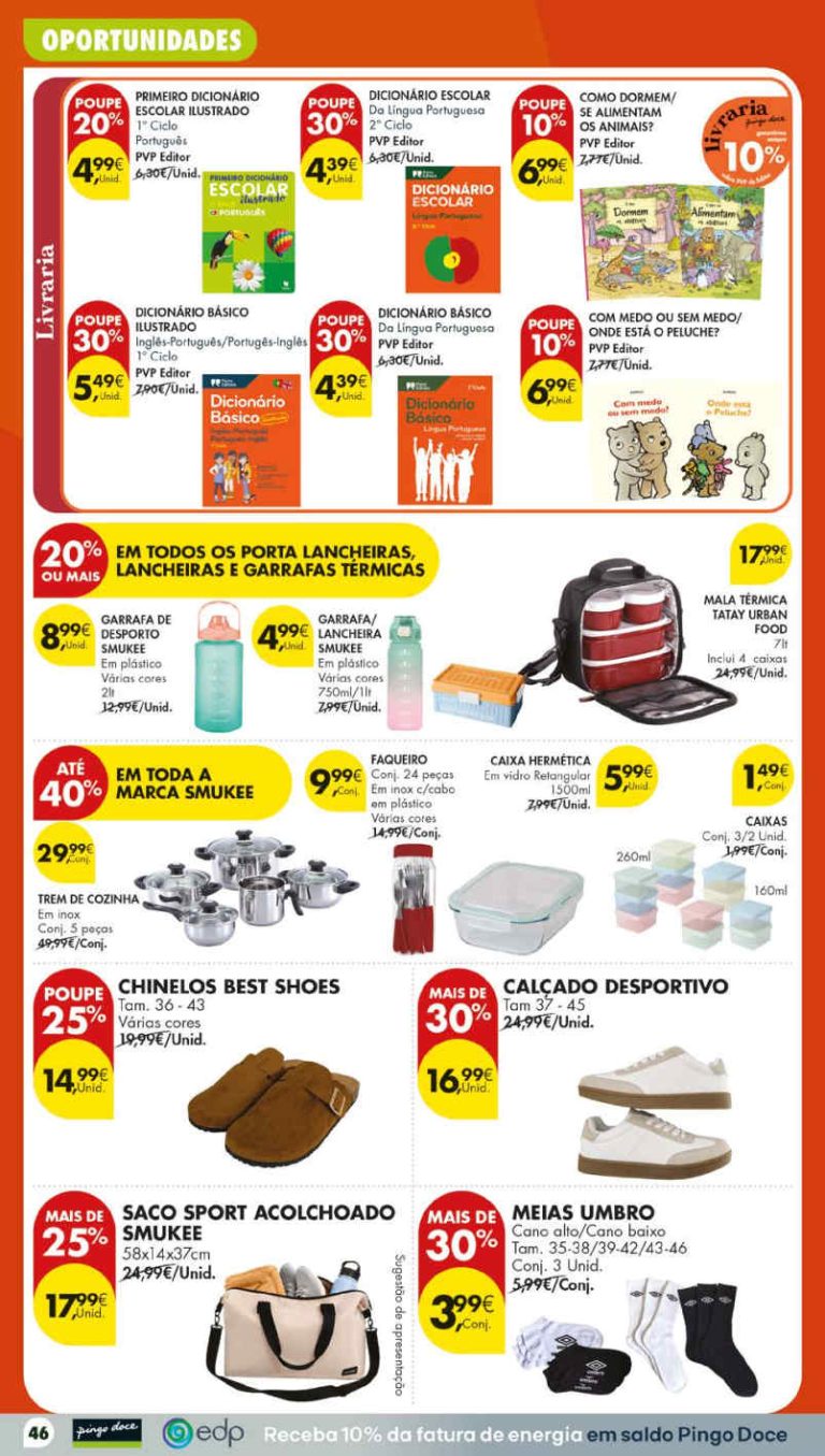 Antevisão Folheto Pingo Doce Bazar – Esta Semana Promoções de 8 a 14 setembro