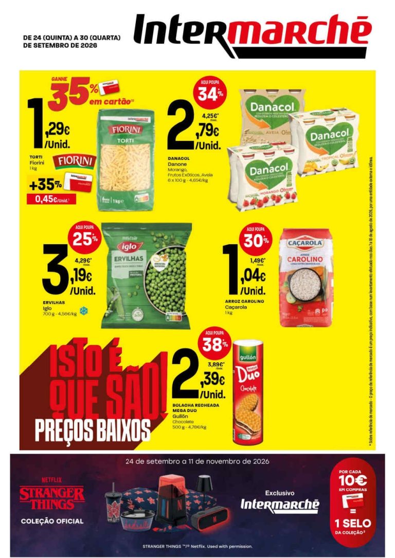 Folheto Intermarché Contact – Antevisão Promoções 24 a 30 de setembro