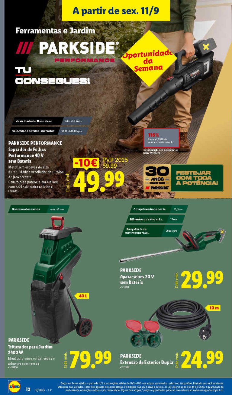 Folheto Lidl Bazar – Antevisão Promoções 11 a 17 de setembro