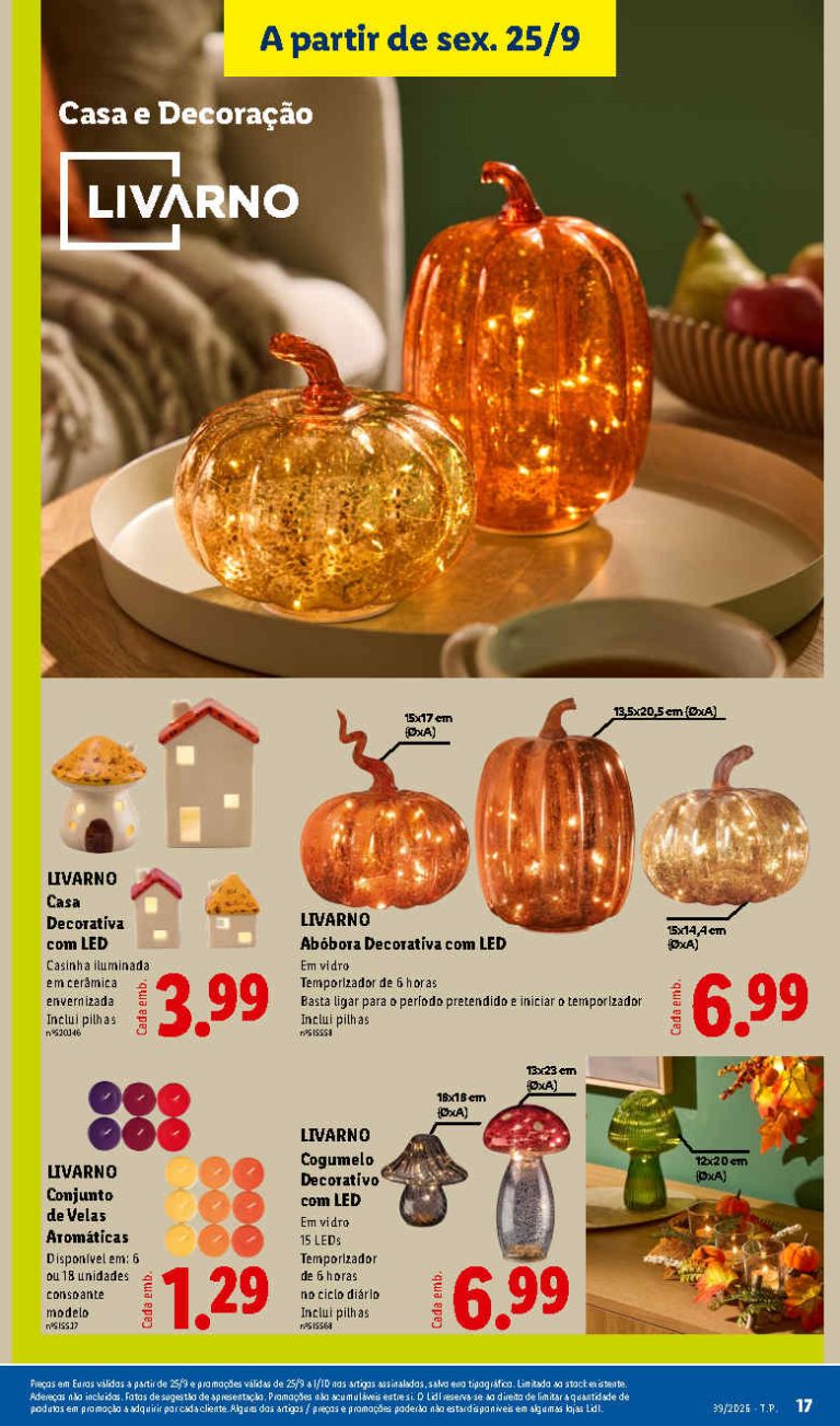 Folheto Lidl Bazar – Antevisão Promoções a partir 25 setembro