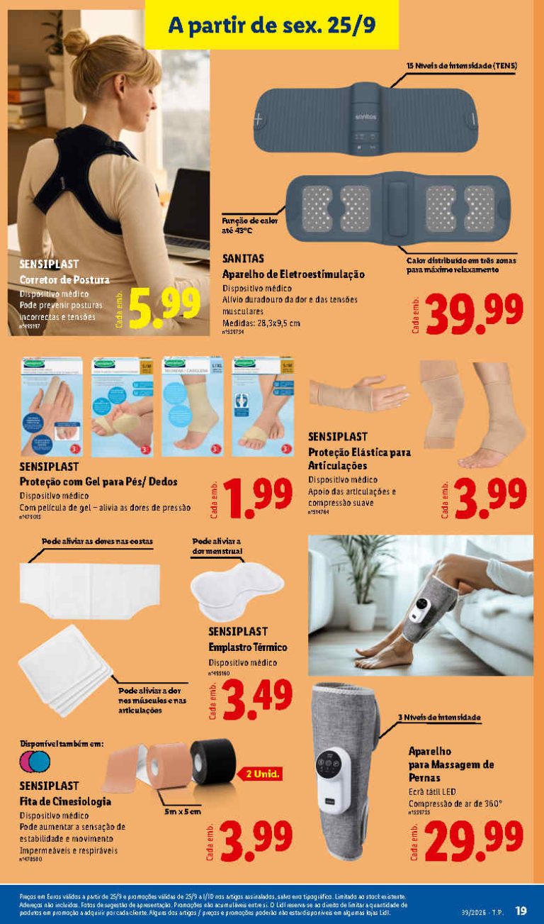 Folheto Lidl Especial Bem Estar – Antevisão Bazar Promoções 25 setembro a 1 outubro