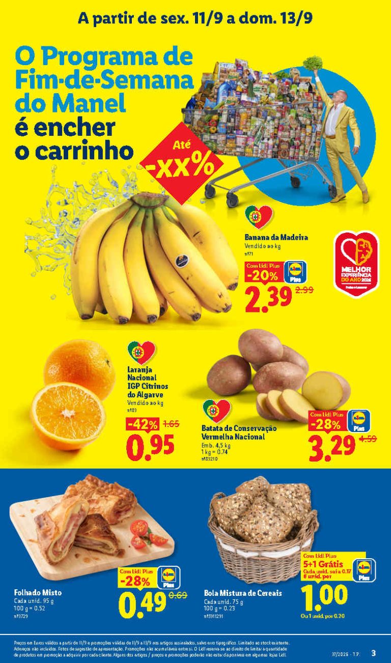 Folheto Lidl Frescos – Antevisão Promoções de 11 a 13 de setembro